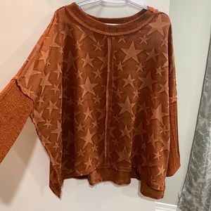 Orange ⭐️ sweater. Never worn!